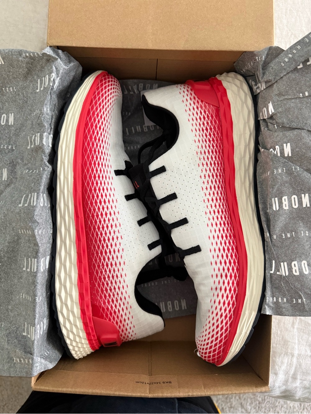 NOBULL White & Red All Day Ripstop